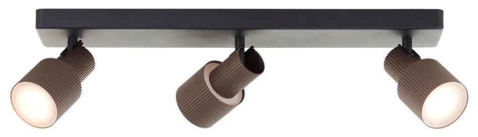 Brilliant - LED Bodové svietidlo CADIZ 3xGU10/5W/230V bronzová