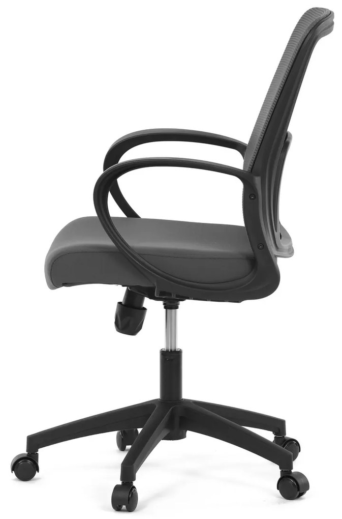 Autronic KA-S3015 GREY Kancelárska stolička, sivá