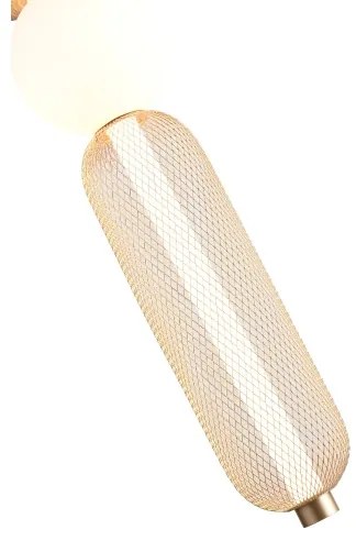 Zuma Line MD2596-5A-3BGT- LED luster na lankách SARR 27W/230V 3000-5700K zlatá + diaľkové ovládanie