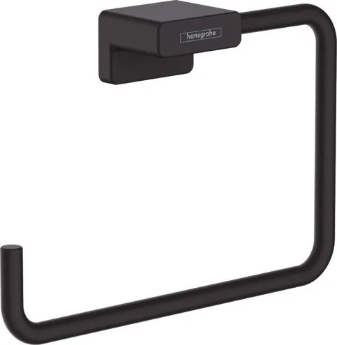 Hansgrohe AddStoris, kruh na uterák, matná čierna, HAN-41754670