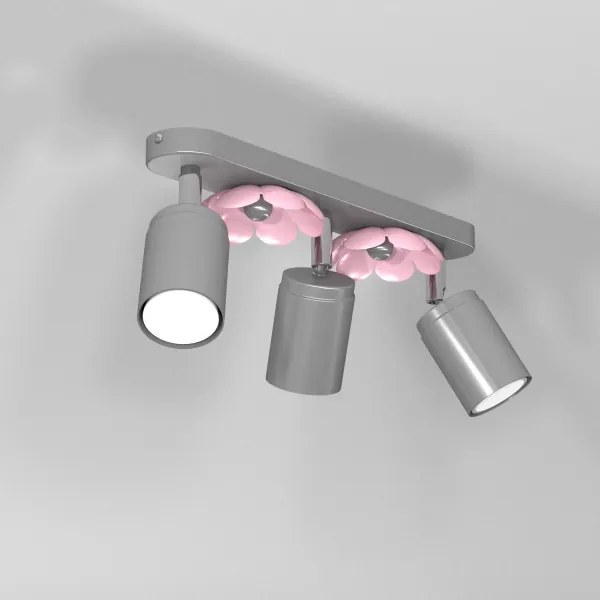 Bodové svietidlo FLOWER 3xGU10/8W/230V matný chróm