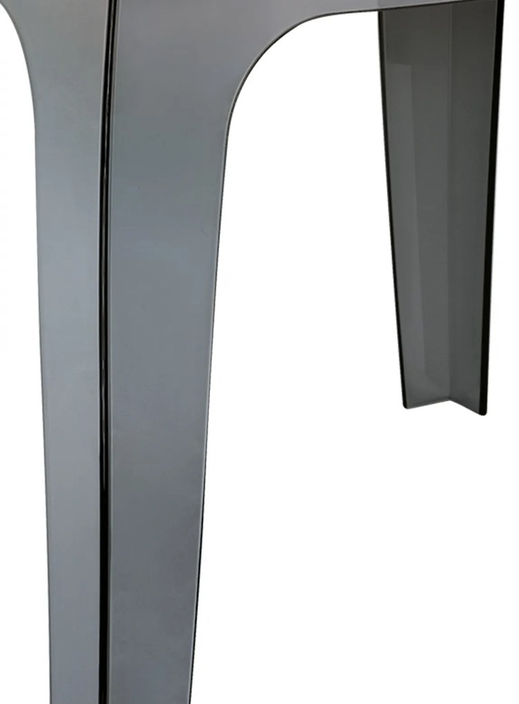 Stôl Queen - v43 x 50 x 50 cm - Čierna