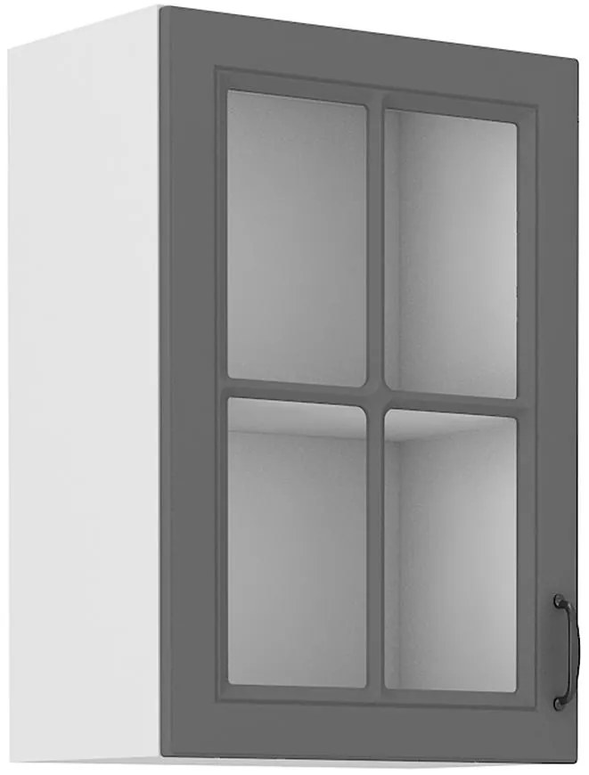 Kuchynská skrinka Stilo dustgrey/biely 40gs/72 1f