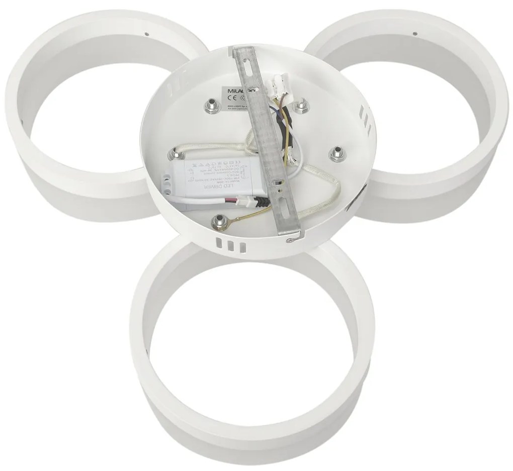 Stropné LED svietidlo Ring, 3x LED 36w, 4000k, w