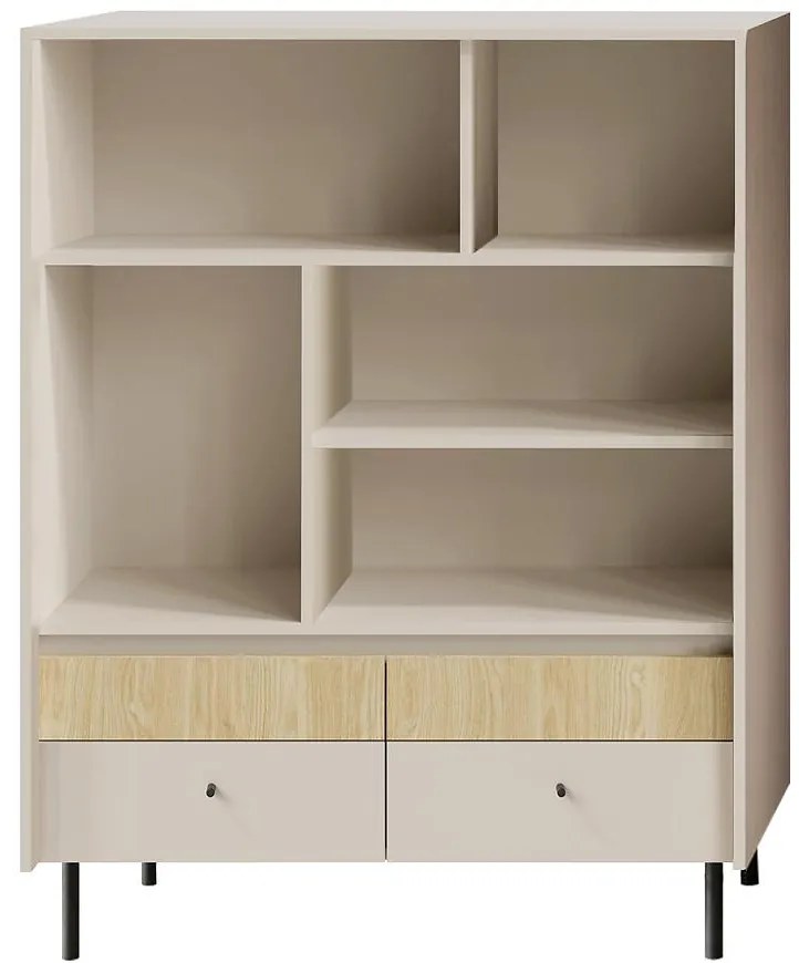 Komoda Malta MA4 2S béžová /dub