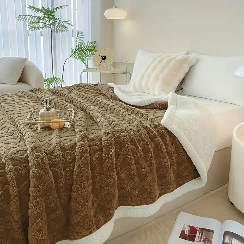 Hrejivá barančeková deka Homa REDDEA CARAMEL