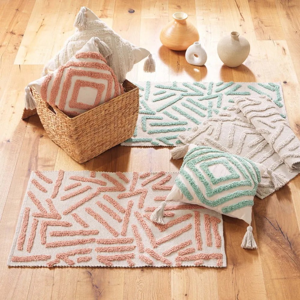 Ružovo-krémový prateľný koberec 60x90 cm Athena – douceur d'intérieur