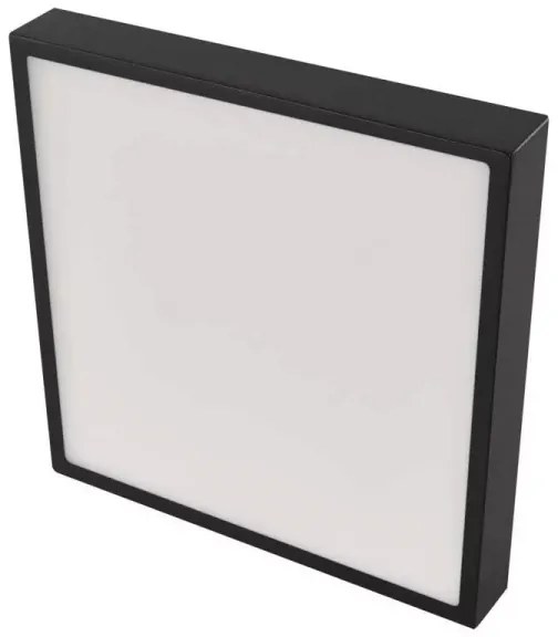 LED Stropné svietidlo LED/28,5W/230V 3000/3500/4000K 30x30 cm čierna