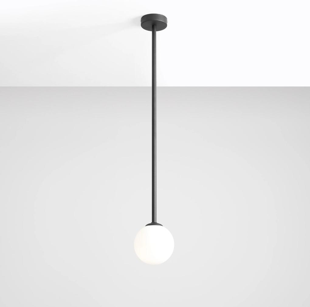 PINNE BLACK | Jednoduchá stropná lampa v čiernom prevedení Veľkosť: L