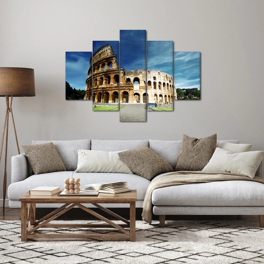 Obraz - Koloseum v Ríme, Taliansko (150x105 cm)