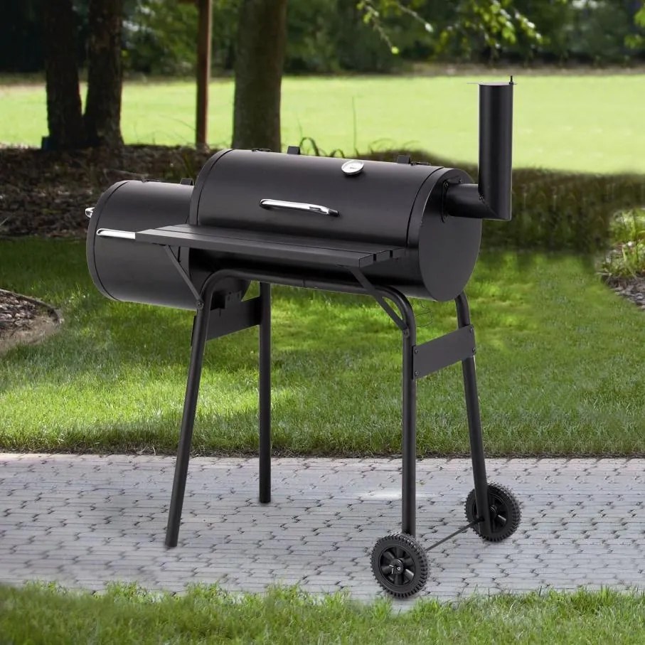 Záhradný gril s udiarňou LOKOMOTIVA AVENBERG BBQ PREMIER