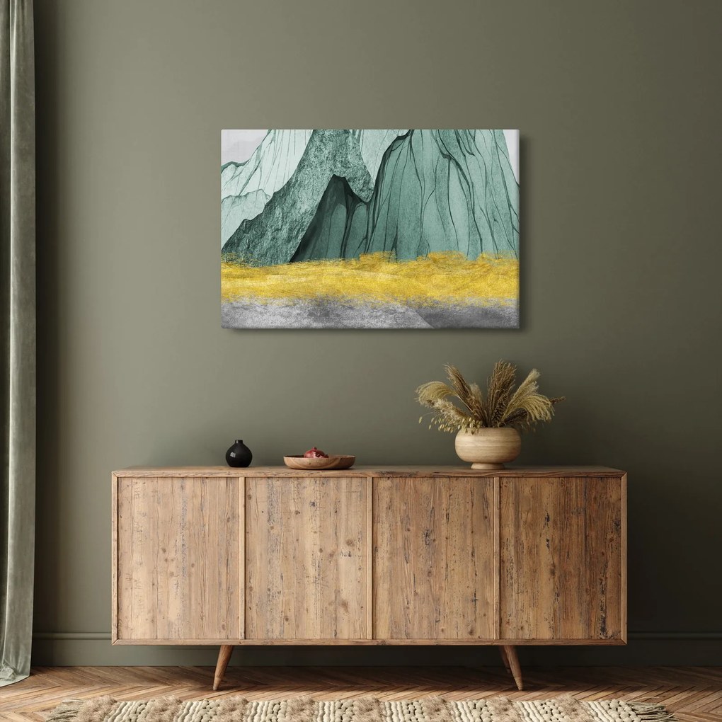 Obraz - Smaragdové hory N⁰3 (90x60 cm)