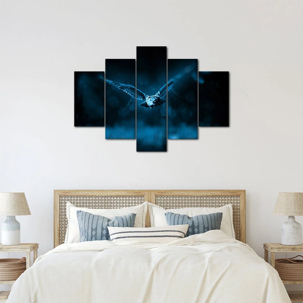 Obraz letiacej sovy (150x105 cm)