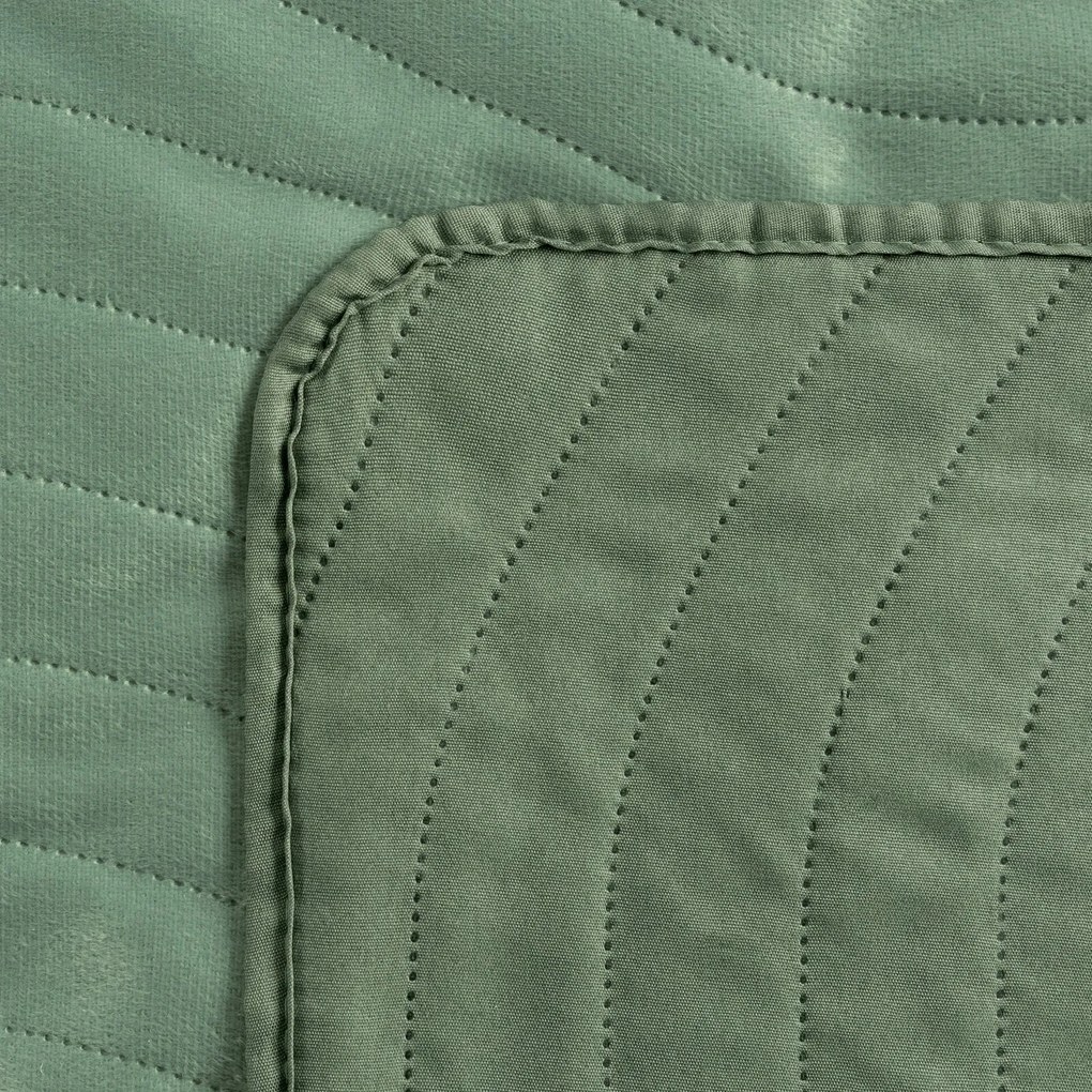 PREHOZ NA POSTEĽ LUIZ10 200X220 CM ZELENÝ