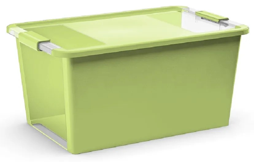 KIS Bi box L 40 litrov farba zelená / transparentná