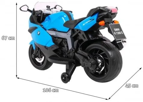 RAMIZ Elektrická motorka BMW K1300S - modrá