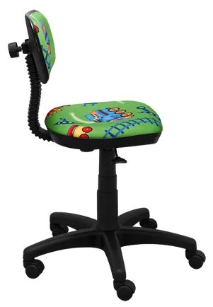 Detská stolička Junior vláčik zelená
