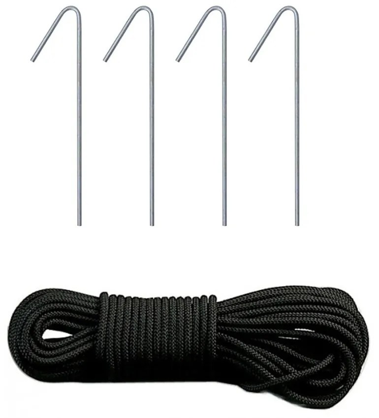 Záhradný pavilón-modrý+bočné steny+prenosná taška-2,9x2,9 m