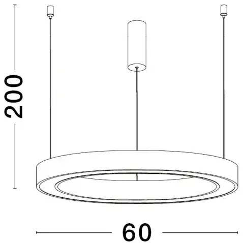 LED luster Sting 60 zlatá