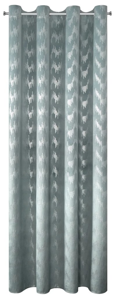 ZATEMŇOVACÍ ZÁVES NA KRÚŽKOCH CHILL 140X250 CM BLEDOMODRÁ