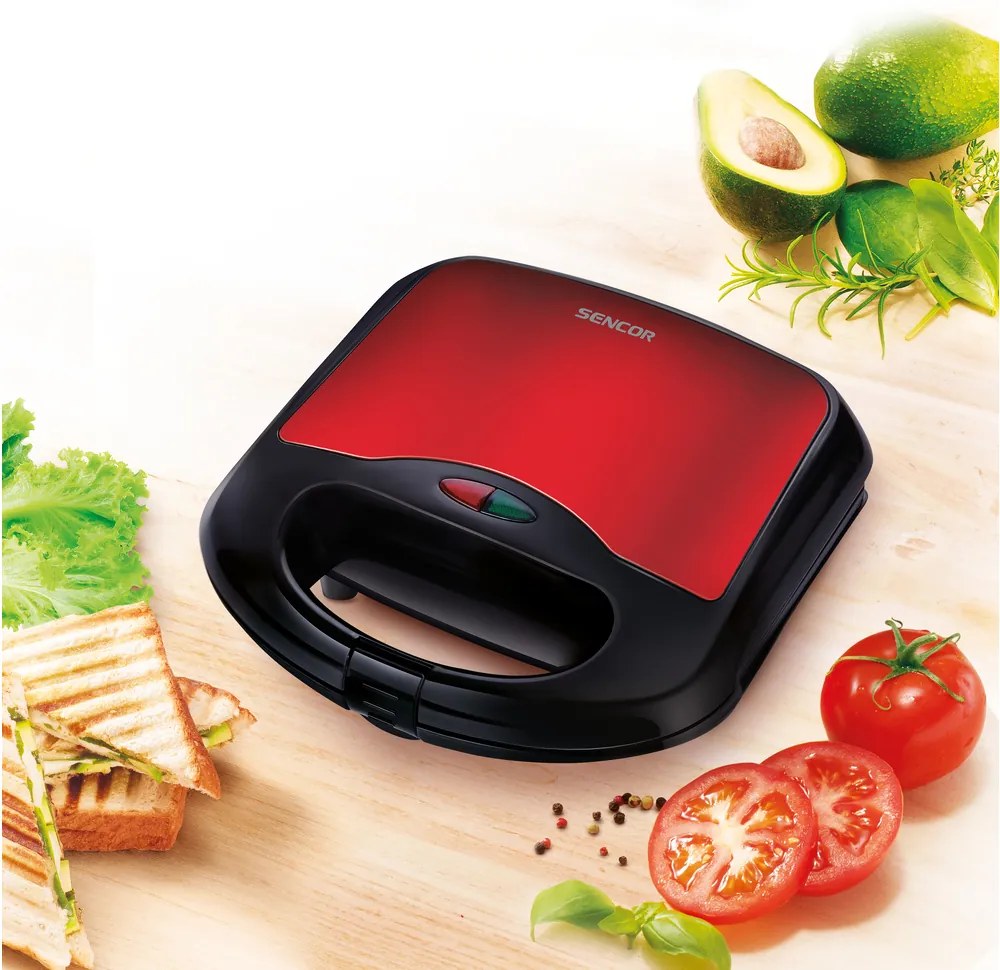 SSM 4221RD Sendvičovač Sencor