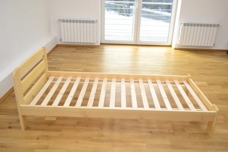 ECOMATRACE POSTEL ASIA BEZ ROŠTU, BOROVICA LAKOVANÁ Rozmery 90x200