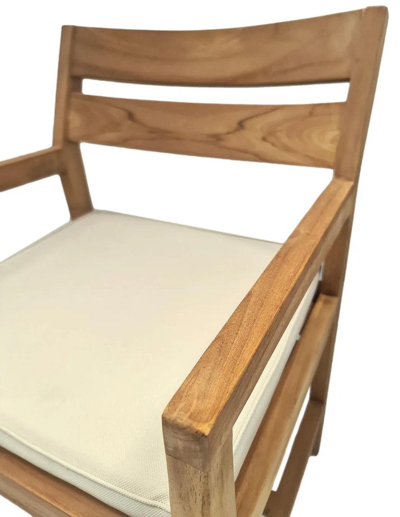 Deokork Záhradné pevné kreslo WINSTON (teak)