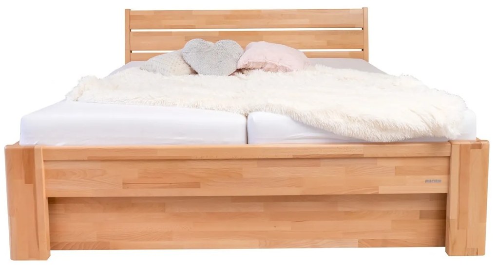 Ahorn VEROLI - masívna buková posteľ 120 x 200 cm, buk masív