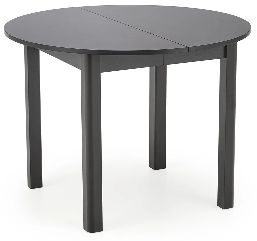Jedálenský rozkladací stôl RINGO 102/142 cm čierny