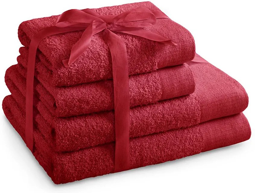 Súprava uterákov Amari červená