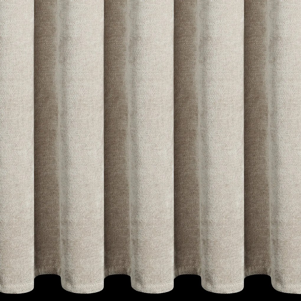 EUROFIRANY ZATEMŇOVACÍ ZÁVES NA PÁSKE NESKA 140X270 CM SVETLOBÉŽOVÁ