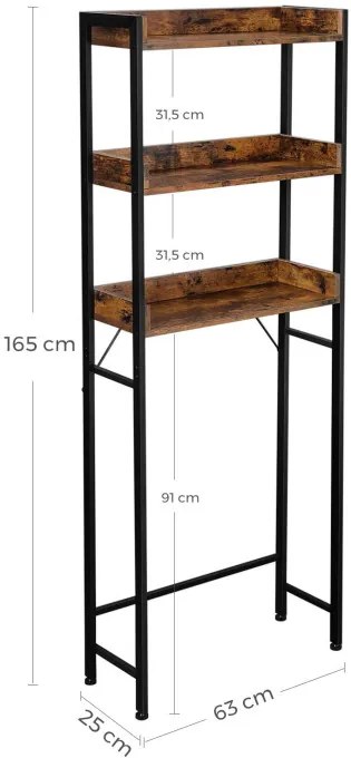 Polica s priestorom BTS002B01