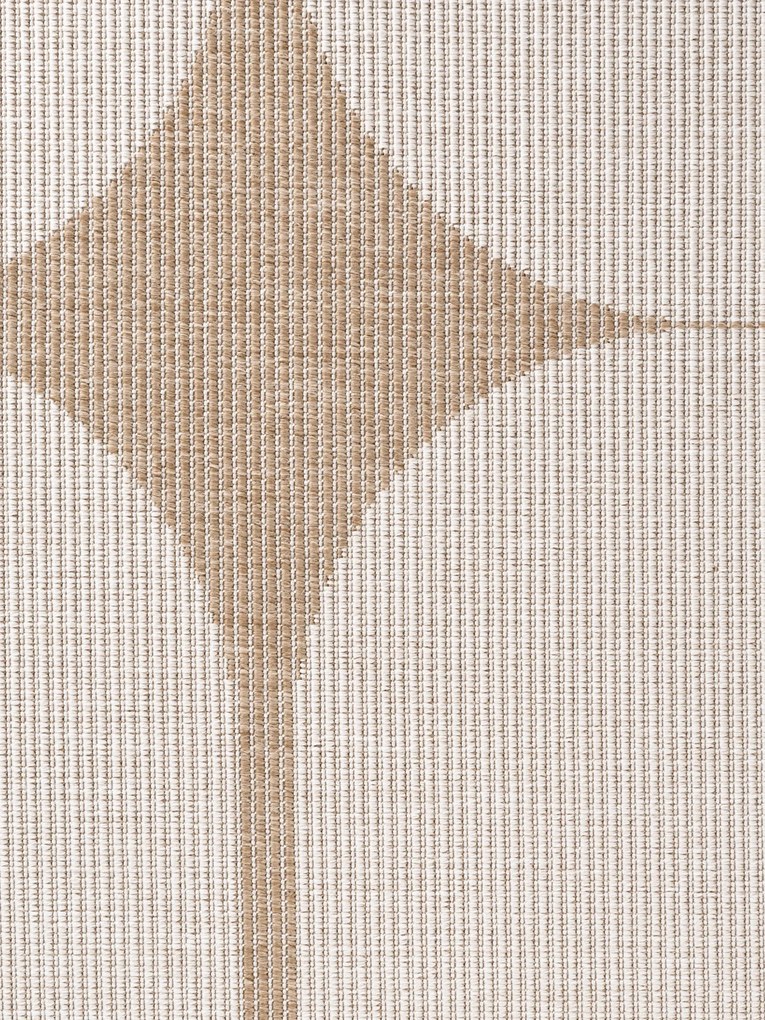 NORTHRUGS, Koberec behúň Duet Bowen 106245 Beige/White - na von aj na doma, 80x250, béžová, chodba / predsieň