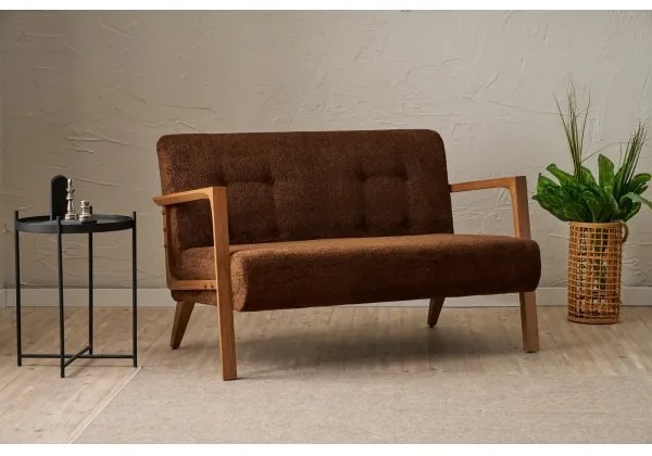 Dvojmiestná pohovka TUMI hnedá