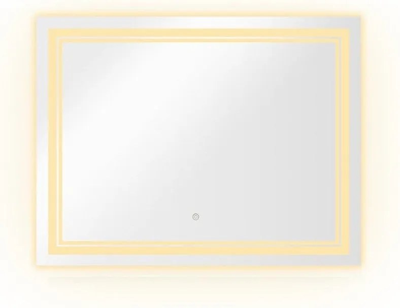 Nástenné zrkadlo s osvetlením 90x70 cm Zenith – Bonami Essentials