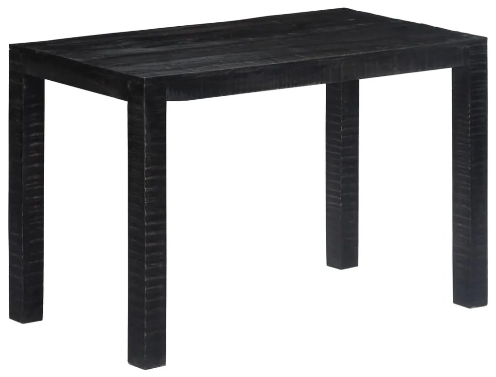 Jedálenský stôl z mangovníkového dreva čierny 118x60x76 cm 247991