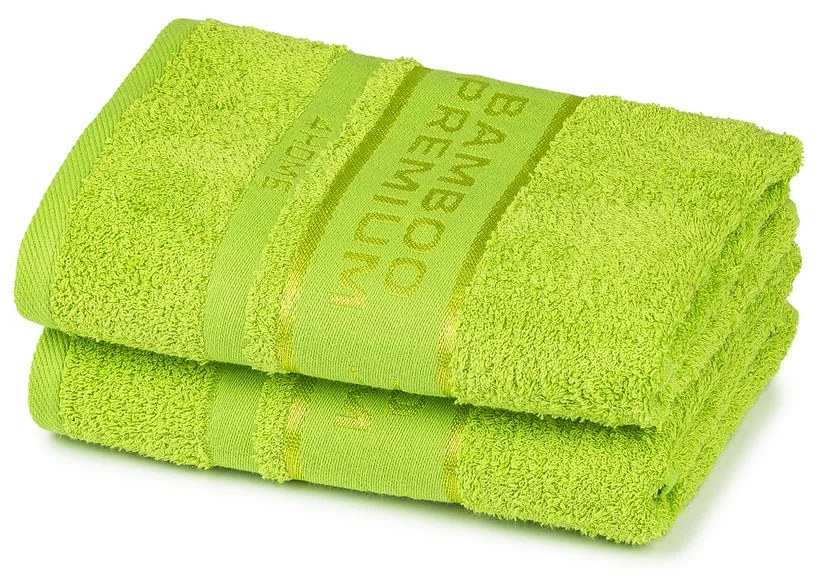4Home Bamboo Premium uterák zelená, 50 x 100 cm, sada 2 ks