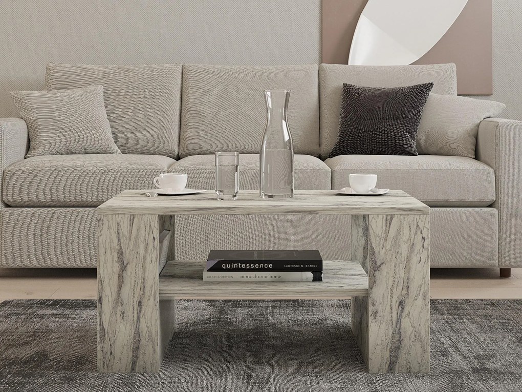 Konferenčný stolík Irina (mramor frézia). Akcia -20%. Vlastná spoľahlivá doprava až k Vám domov. 1102195