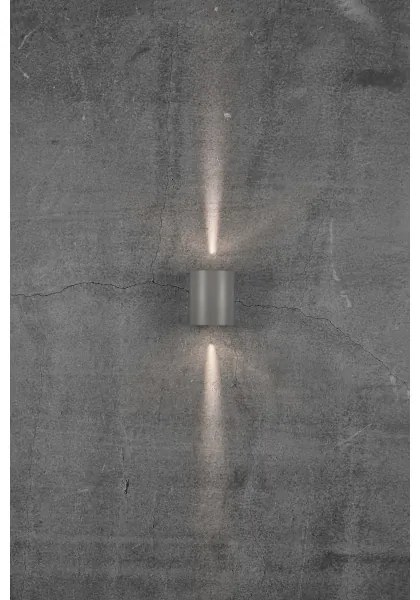 Nordlux - LED vonkajšie nástenné svietidlo CANTO 2xLED/5,5W/230V IP44 sivá