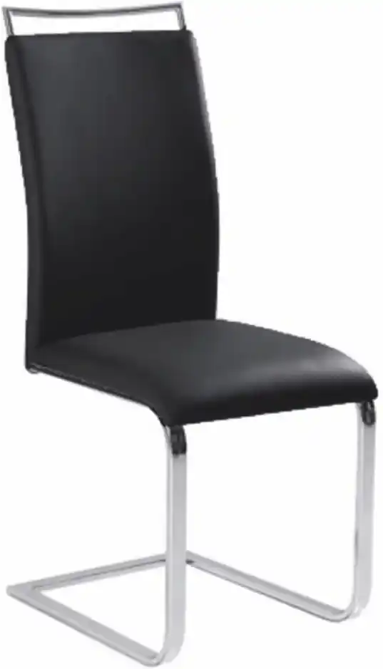 Jedálenská stolička, čierna, BARNA NEW | BIANO