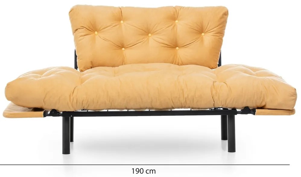 Rozkladacia pohovka Nitta Mustard