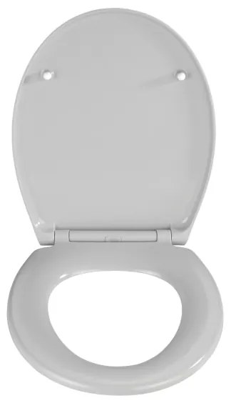 WENKO 22402100-WC sedadlo SAMOS 44,5x37,5 cm šedá/strieborná