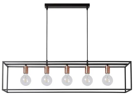 Lucide 08424/05/30 - Závesné svietidlo ARTHUR 5xE27/60W/230V