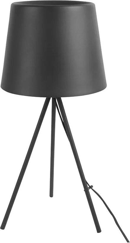 LEITMOTIV Stolná lampa Classy Metal čierna