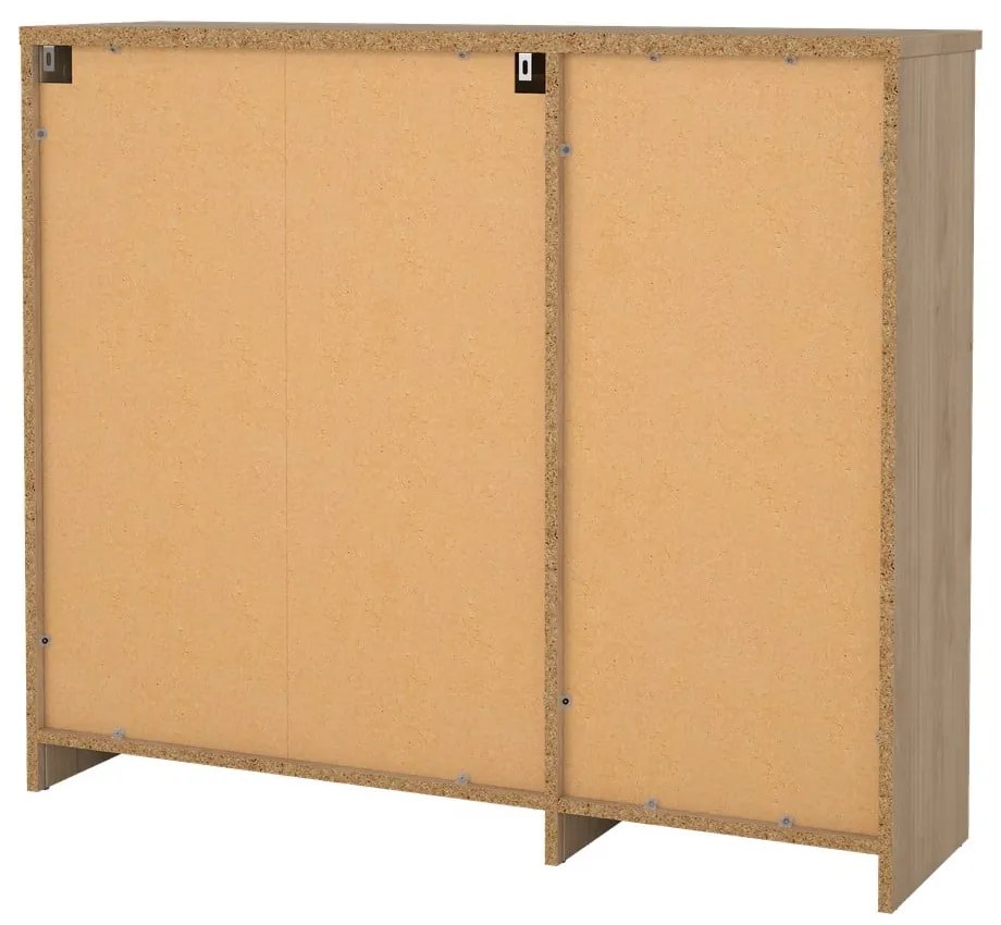 Výklopná skrinka na topánky v dekore duba v prírodnej farbe 109x93x32 cm Naia – Tvilum