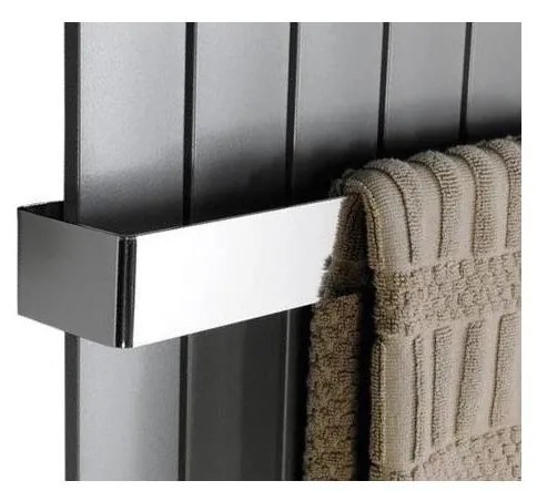 Sapho - Nástenný vešiak na uteráky COLONNA 8x51 cm, brúsená nerezová oceľ