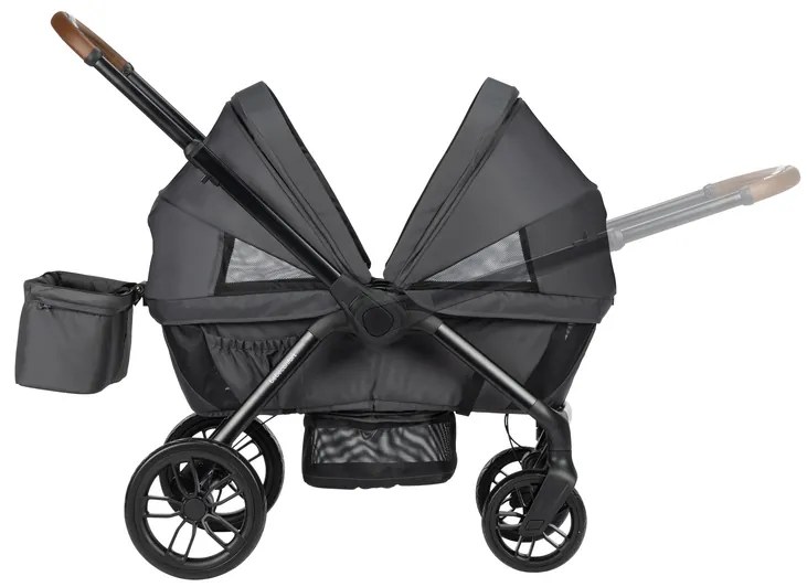 Kočík pre dve deti Helios Mineral Graphite
