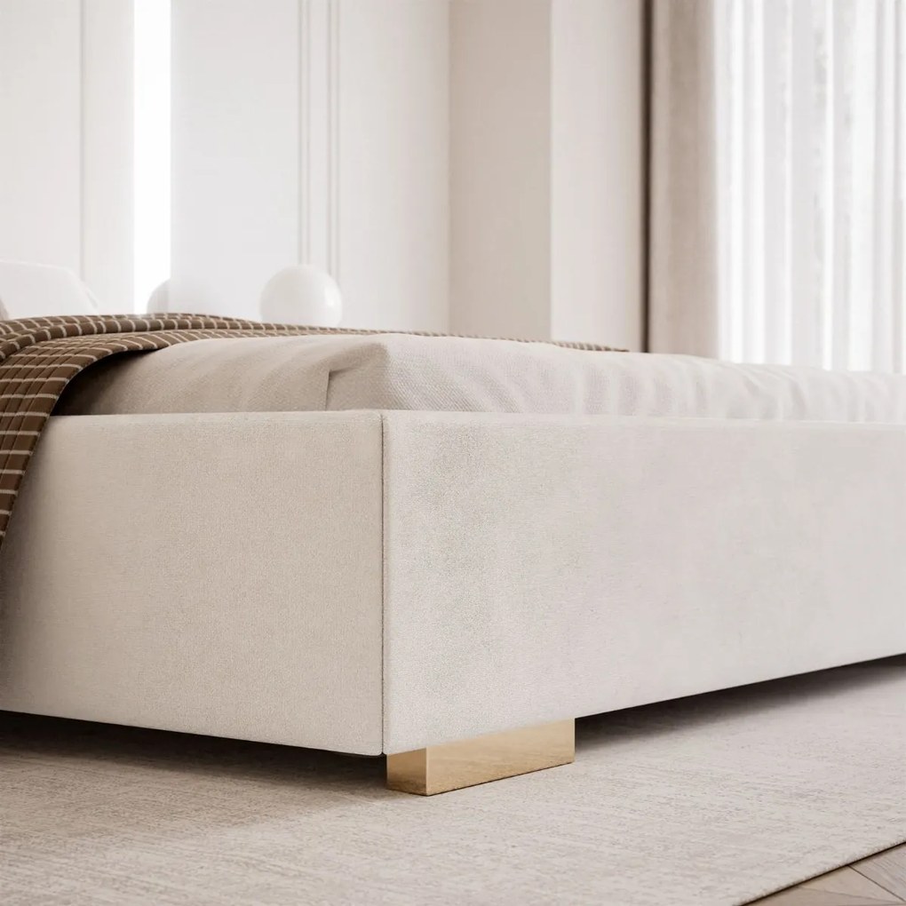 ČALÚNENÁ POSTEĽ CHARLOTTE 140x200 PANELOVÉ ČELO