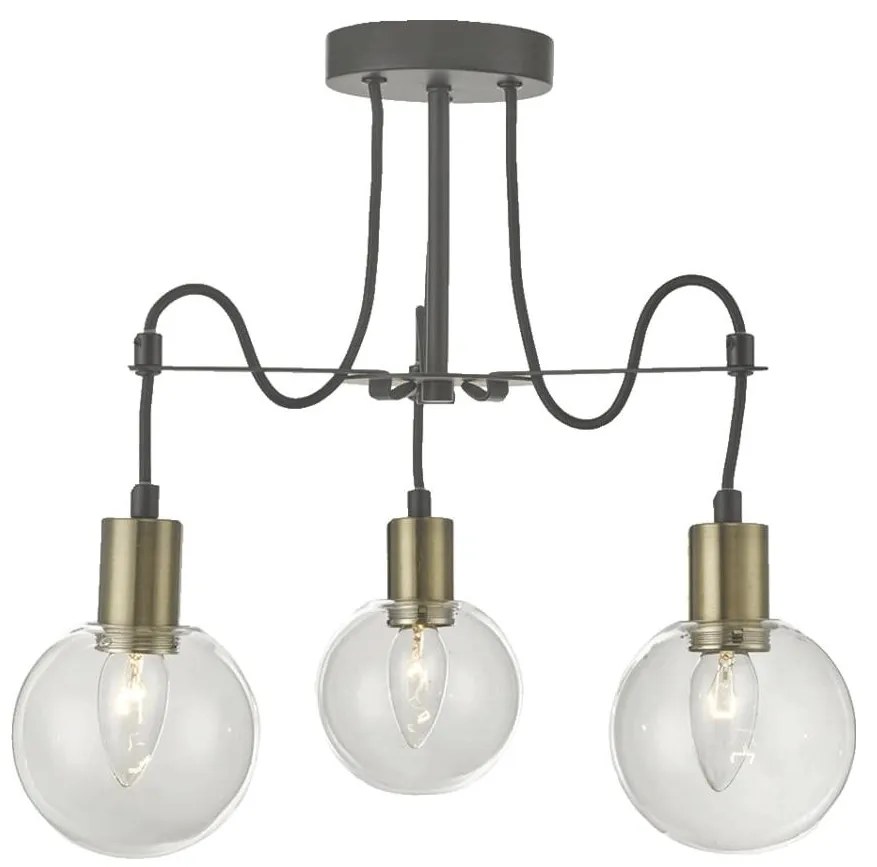 LUXERA 64402 - Luster na lanku ABRAZO 3xE14/40W/230V