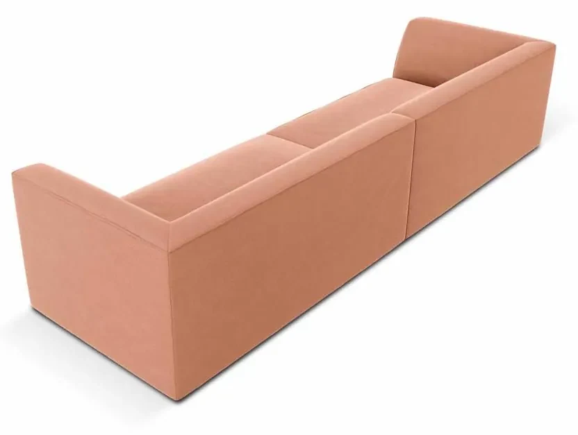 Štvormiestna zamatová pohovka Ruby 302 × 93 × 69 cm